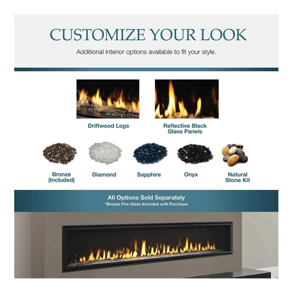 Majestic Echelon II 60-Inch Linear Direct Vent Fireplace [ECHEL60IN-C] (SAK57214)
