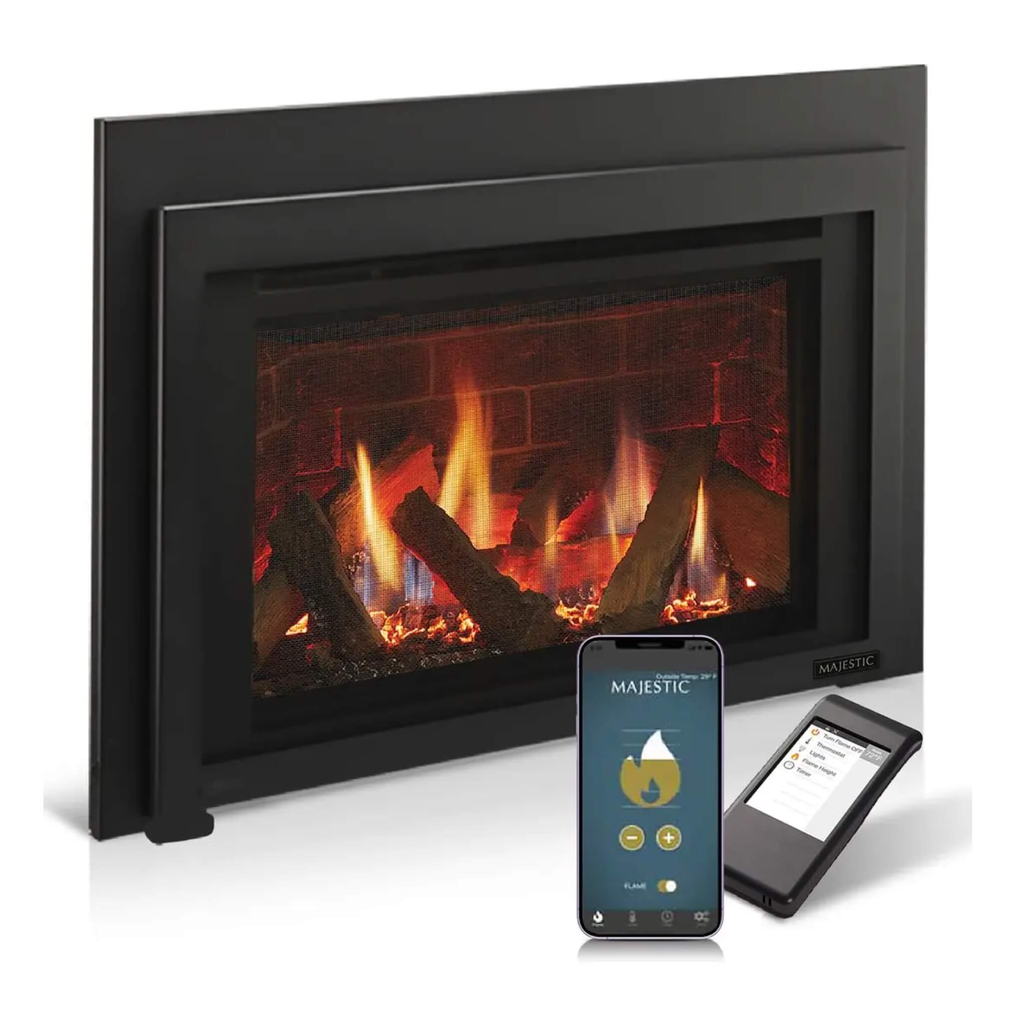 Majestic Ruby 30-Inch Direct Vent Natural Gas Insert With Intellifire Touch Ignition [RUBY30IN] (SAK52891)