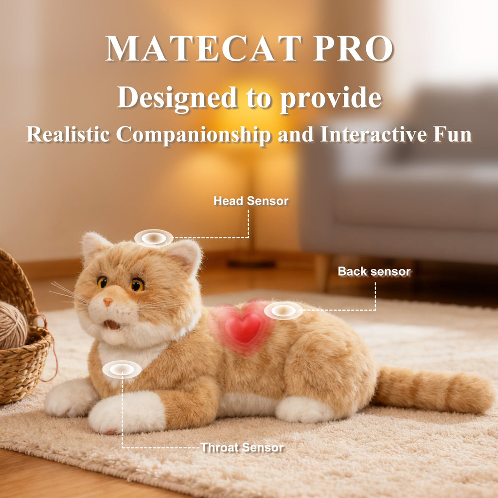 Percy Pro Mate Cat - Interactive Lifelike Companion