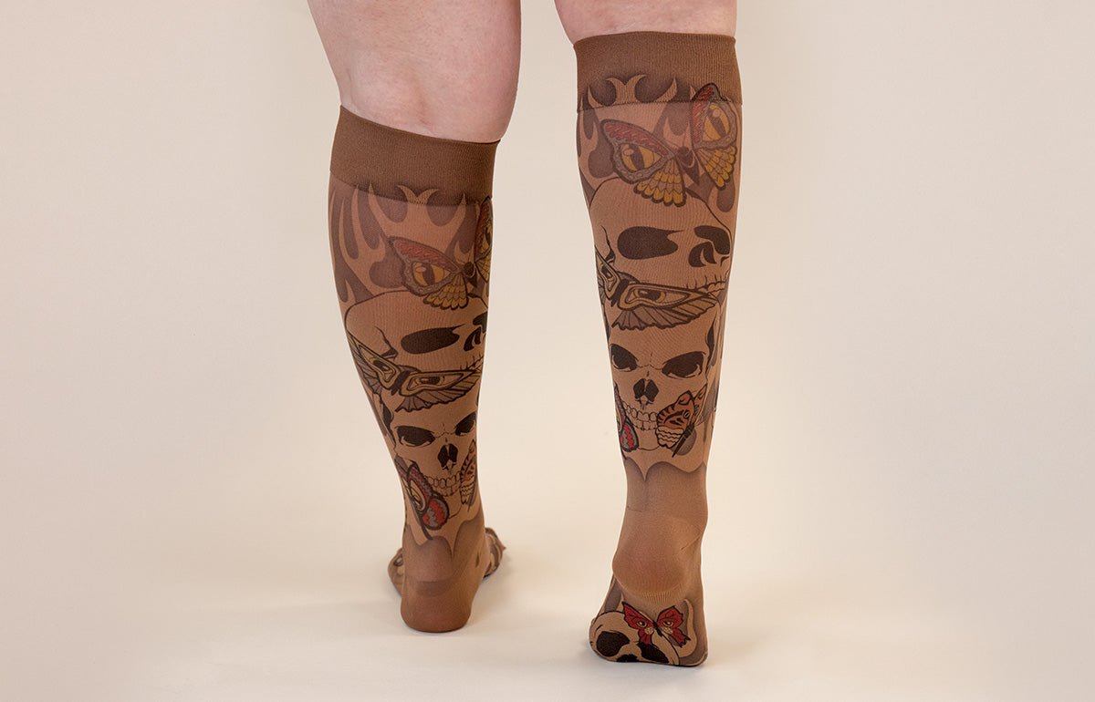 Misfit Mocha Gradient Compression Socks