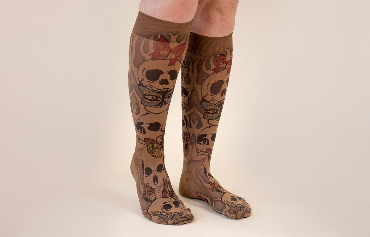 Misfit Mocha Gradient Compression Socks