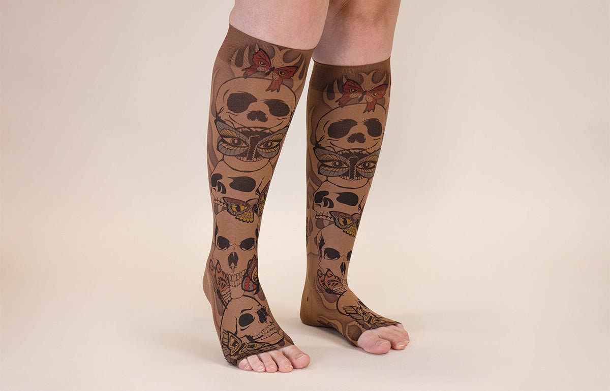 Misfit Mocha Gradient Compression Socks