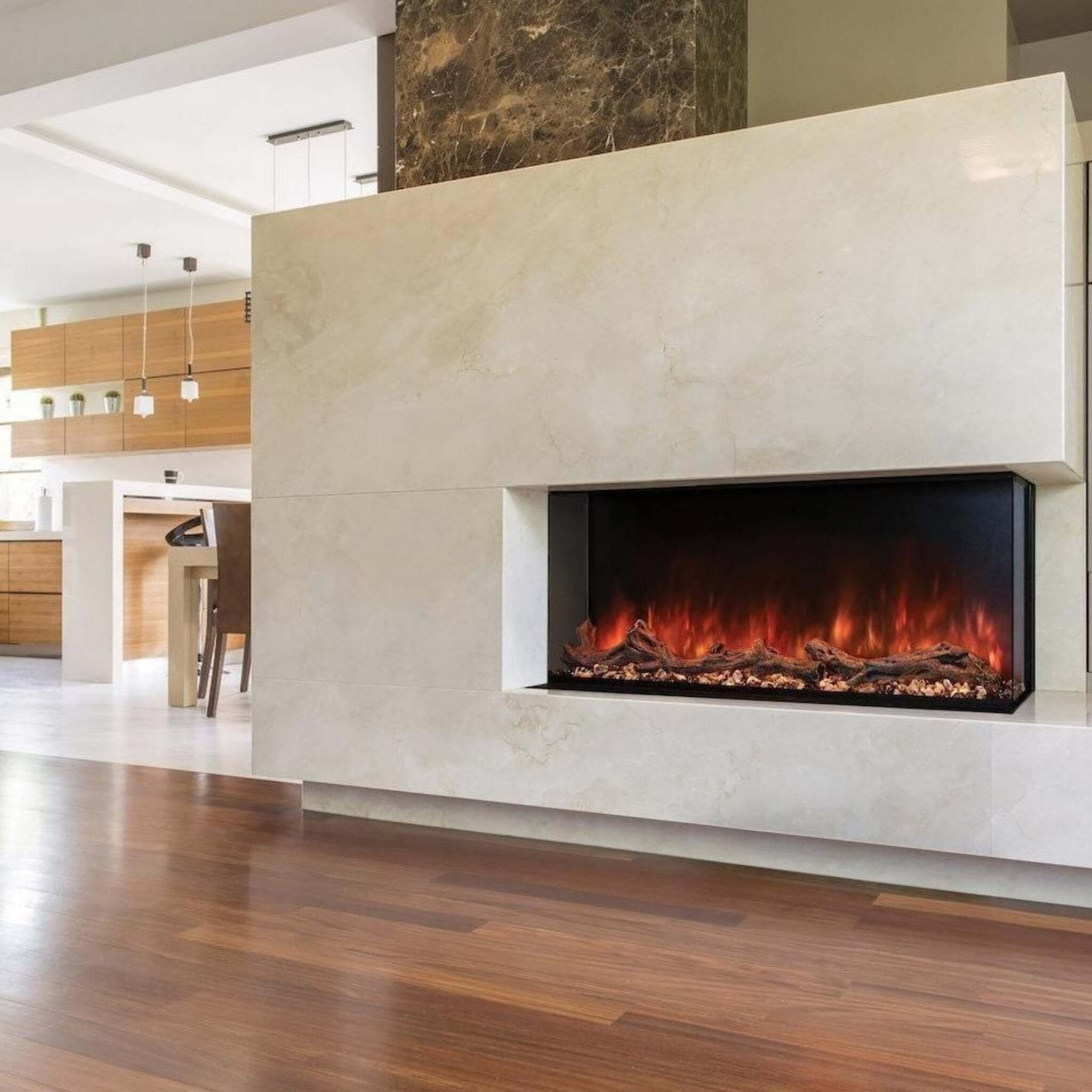 Modern Flames Landscape Pro Multi 120-Inch Linear Multi-Sided Electric Fireplace [LPM-12016V2] (SAK32876)
