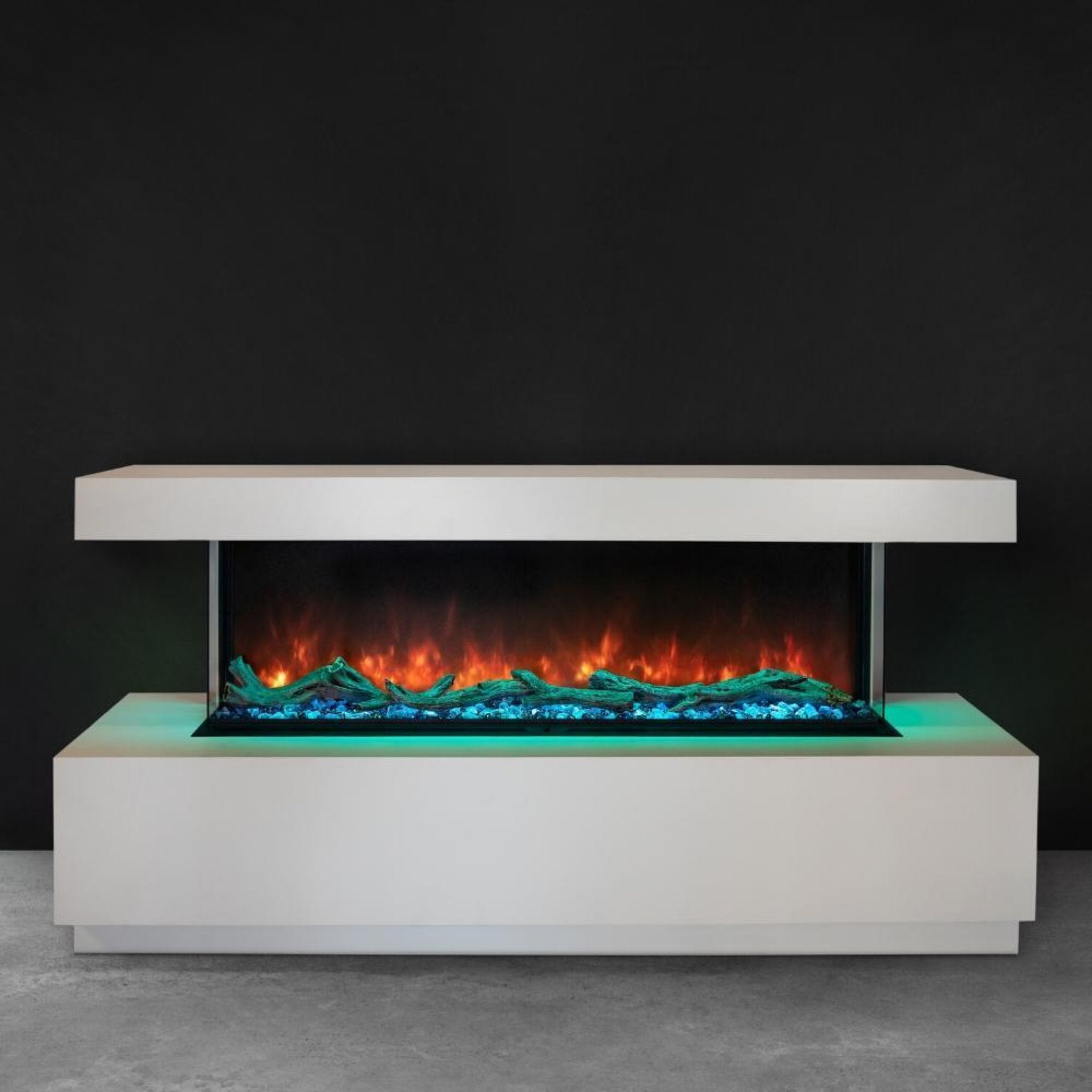 Modern Flames Landscape Pro Multi 56-Inch Linear Multi-Sided Electric Fireplace With Hybrid Flame Technology [LPM-5616V2] (SAK67390)