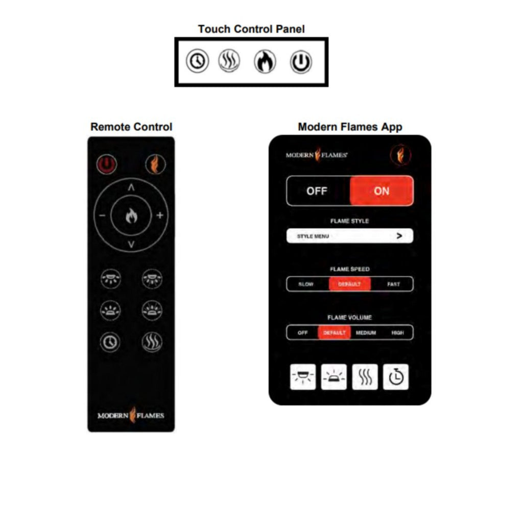 Modern Flames Orion Traditional 26-Inch Heliovision Electric Fireplace [OR26-TRAD] (SAK51873)