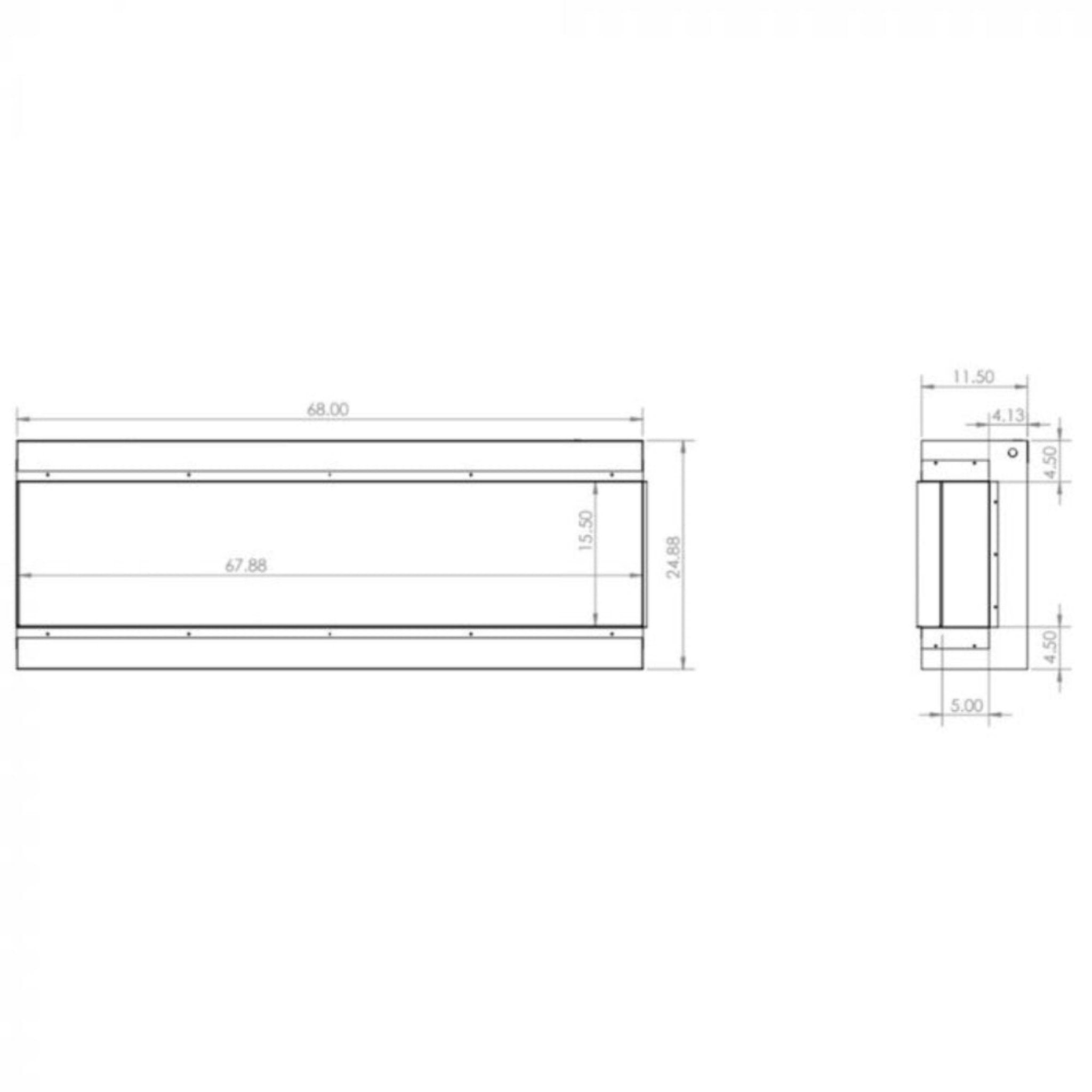 Modern Flames Redstone 36-Inch Built-In Traditional Electric Fireplace [RS-3626] (SAK36514)