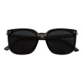 KARA - Polarized Womens Oversize Square Cat Eye Sunglasses Clear Gray Smoke