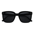 SOFIA - Womens Polarized Oversize Square Cat-Eye Sunglasses Black Smoke