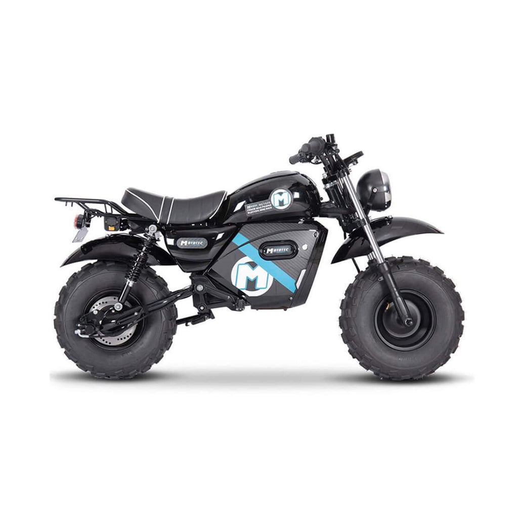 MotoTec 1500W 60V/20AH Electric Powered Mini Bike, Black (SAK32086)