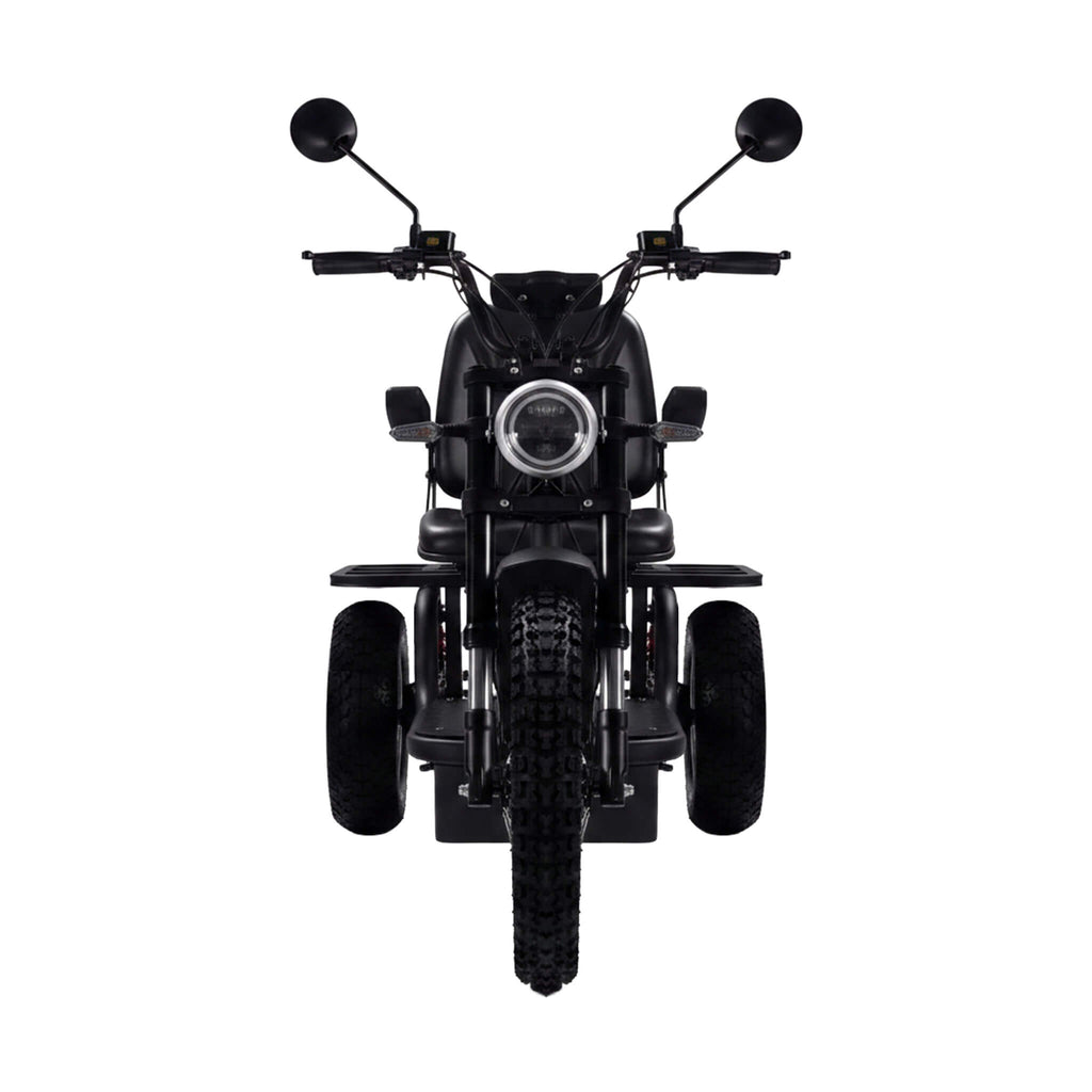 MotoTec 60V 1800W Black Three-Wheel Electric Scooter (SAK86025)