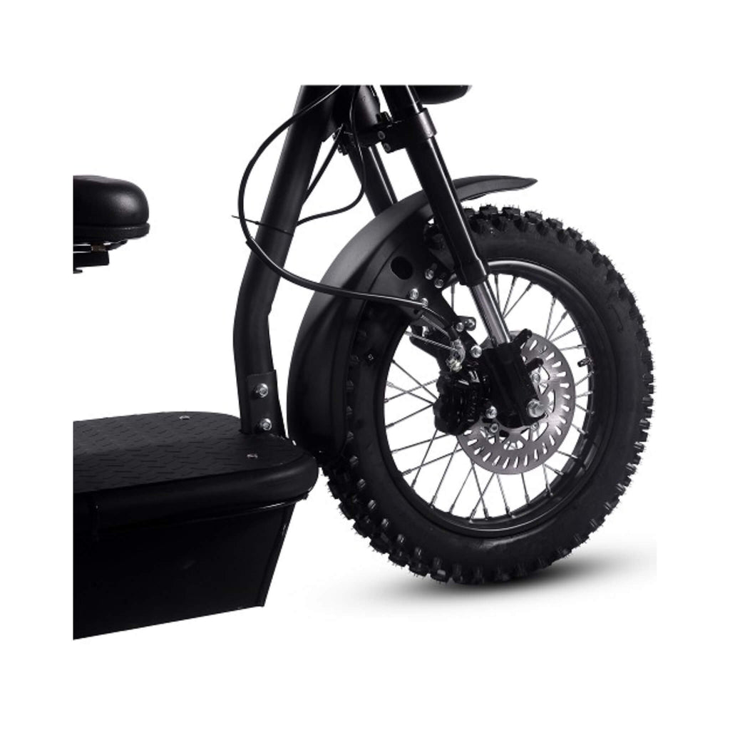 MotoTec 60V 1800W Black Three-Wheel Electric Scooter (SAK86025)