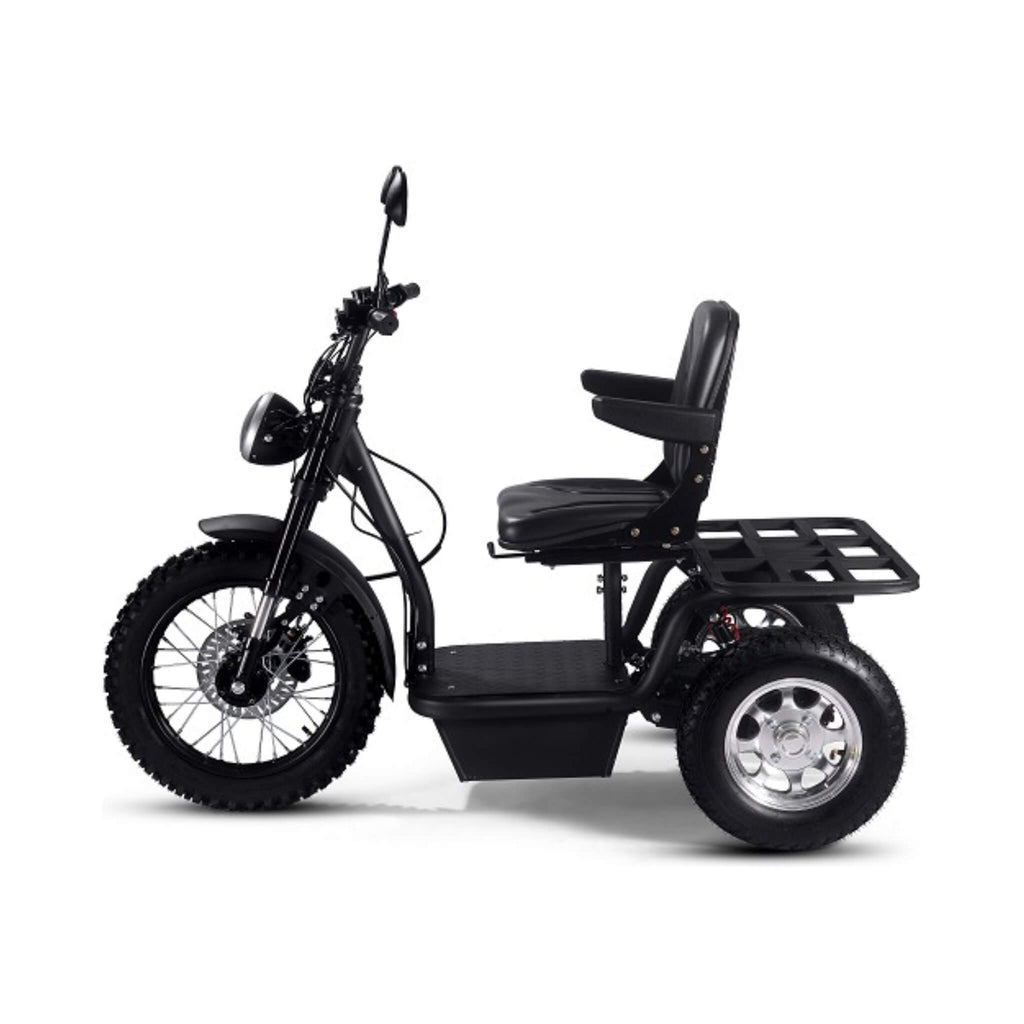 MotoTec 60V 1800W Black Three-Wheel Electric Scooter (SAK86025)