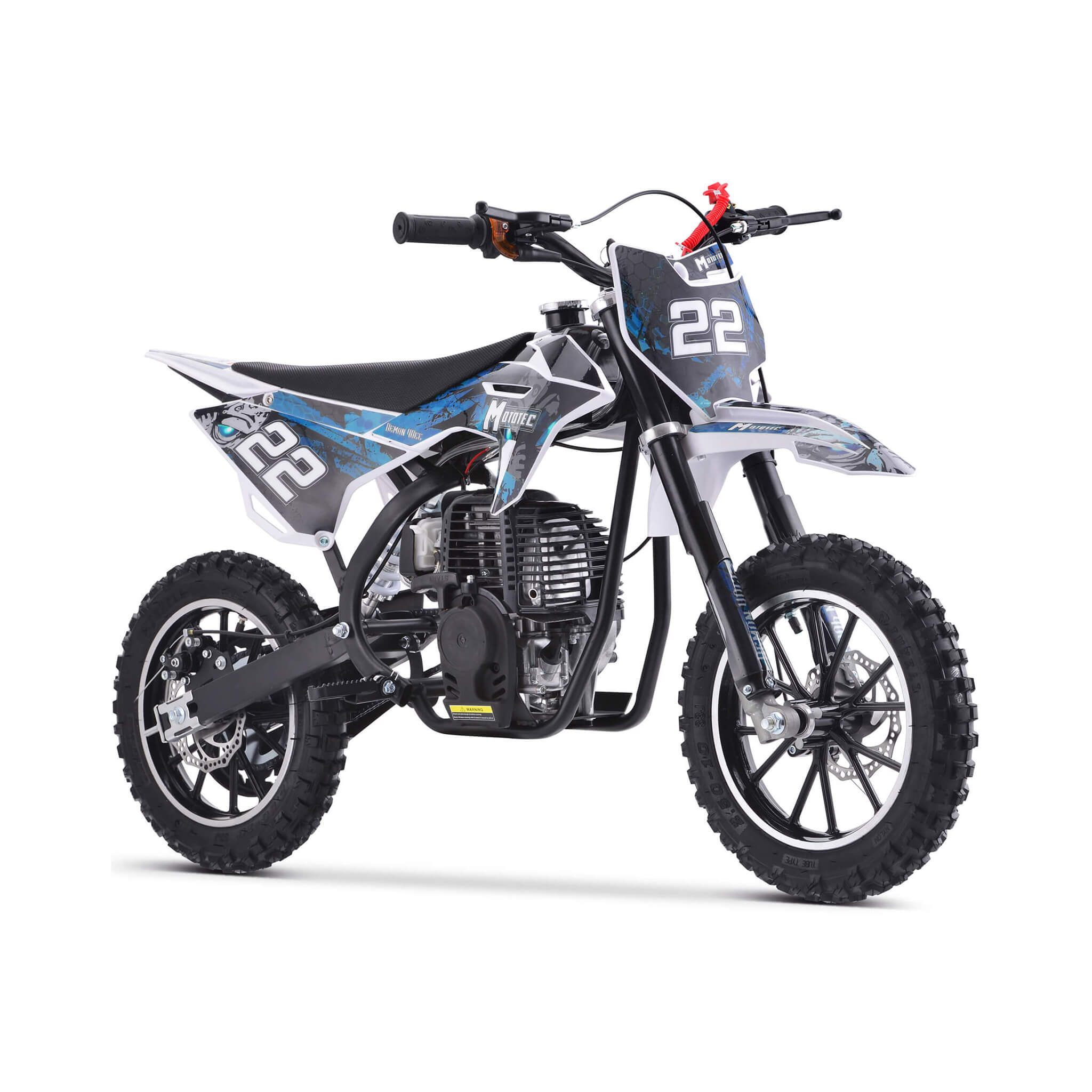 MotoTec Demon 40CC 4-Stroke Kids Gas Dirt Bike (SAK34729)