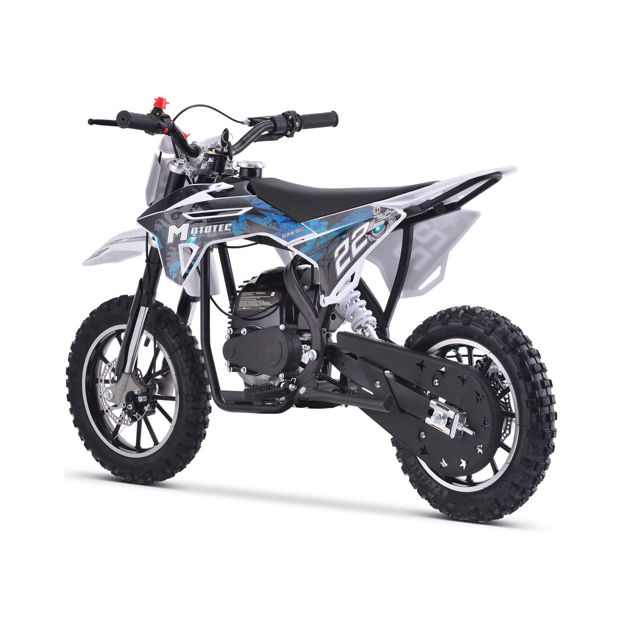MotoTec Demon 40CC 4-Stroke Kids Gas Dirt Bike (SAK34729)