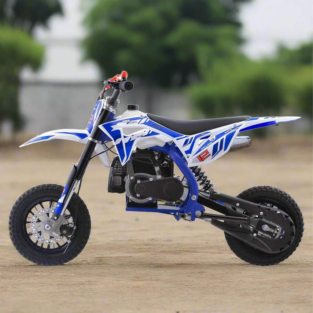 MotoTec Villain 52CC 2-Stroke Kids Gas Dirt Bike (SAK59274)