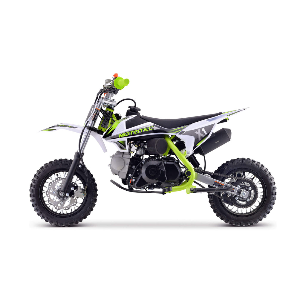 MotoTec X1 110CC 4-Stroke Single-Cylinder Air-Cooled Gas Dirt Bike (SAK42680)