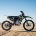 MotoTec X5 250CC 4-Stroke High-Performance Off-Road Gas Dirt Bike, Black (SAK39425)