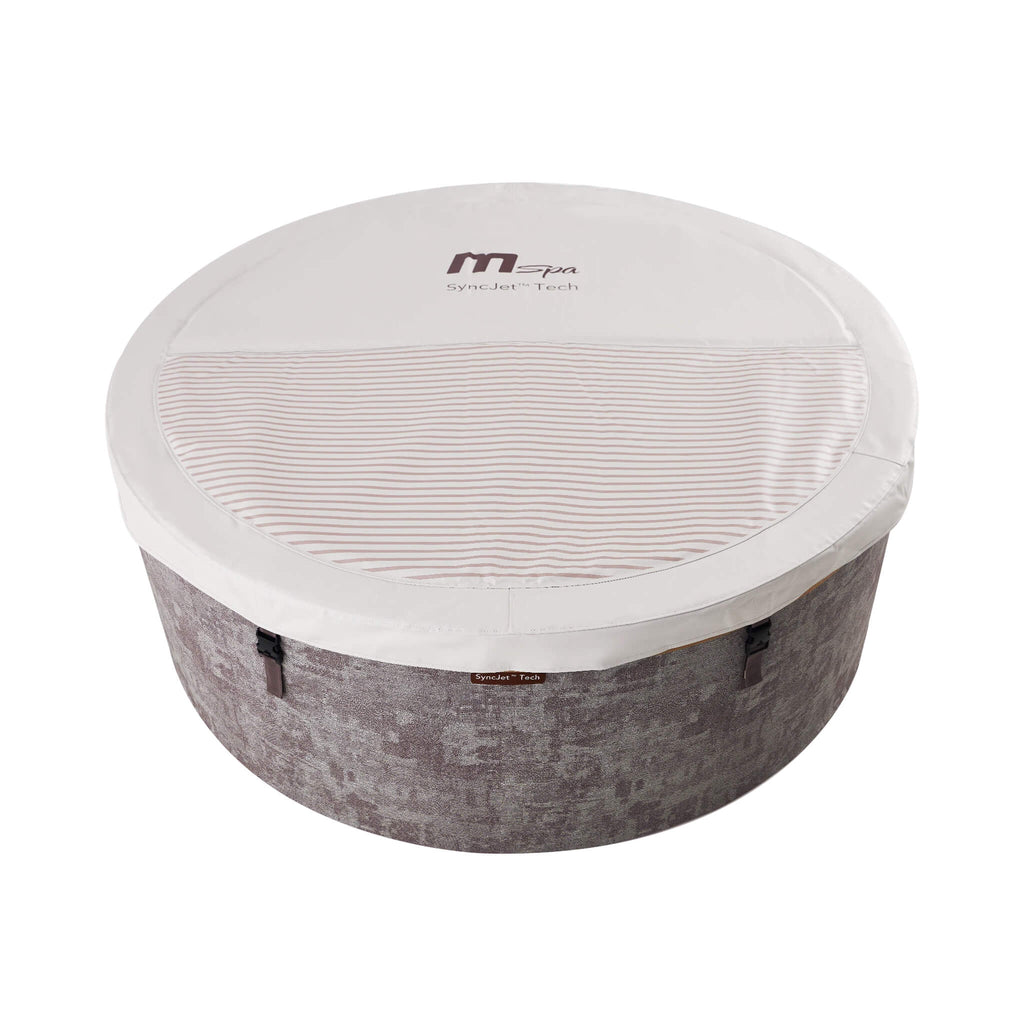 MSpa Cocoon Verto Series Six-Person Inflatable Round Hot Tub With Hydro Massage [F-CO066WE] (SAK50928)