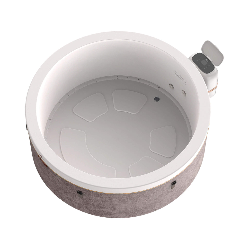 MSpa Cocoon Verto Series Six-Person Inflatable Round Hot Tub With Hydro Massage [F-CO066WE] (SAK50928)