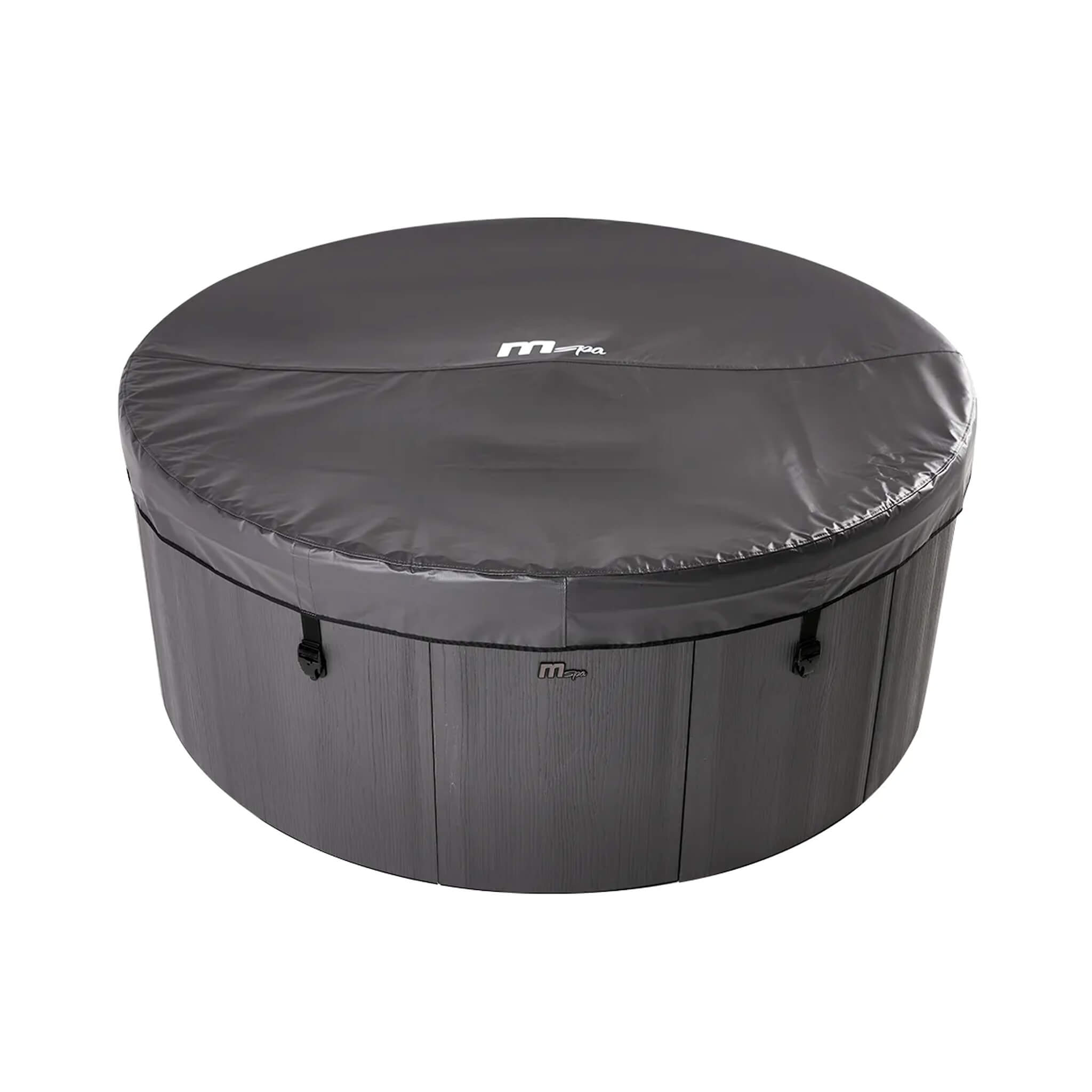 MSpa Denver Frame Series Six-Person Inflatable Round Hot Tub With Hydro Massage [F-DO066W] (SAK87043)
