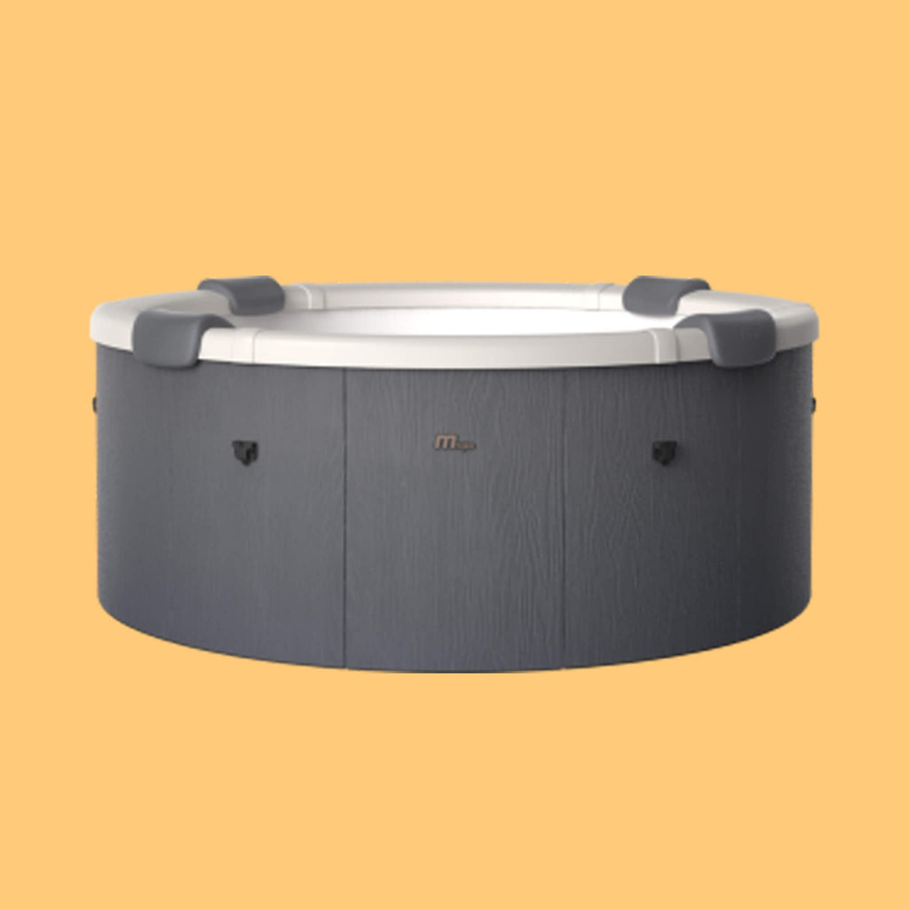 MSpa Denver Frame Series Six-Person Inflatable Round Hot Tub With Hydro Massage [F-DO066W] (SAK87043)