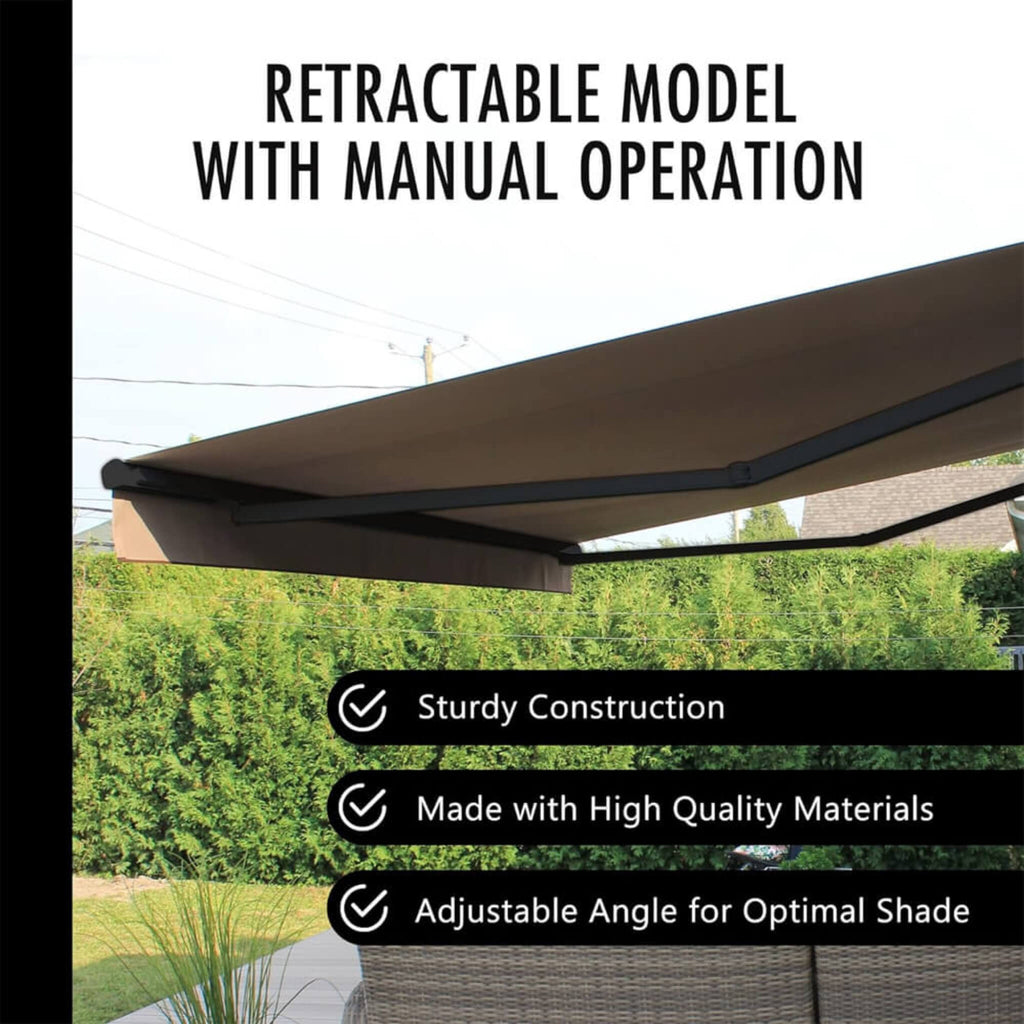 Multiple Awnings Brasilia Athena Retractable Sun Shade Awning [Made-To-Order] (SAK43179)