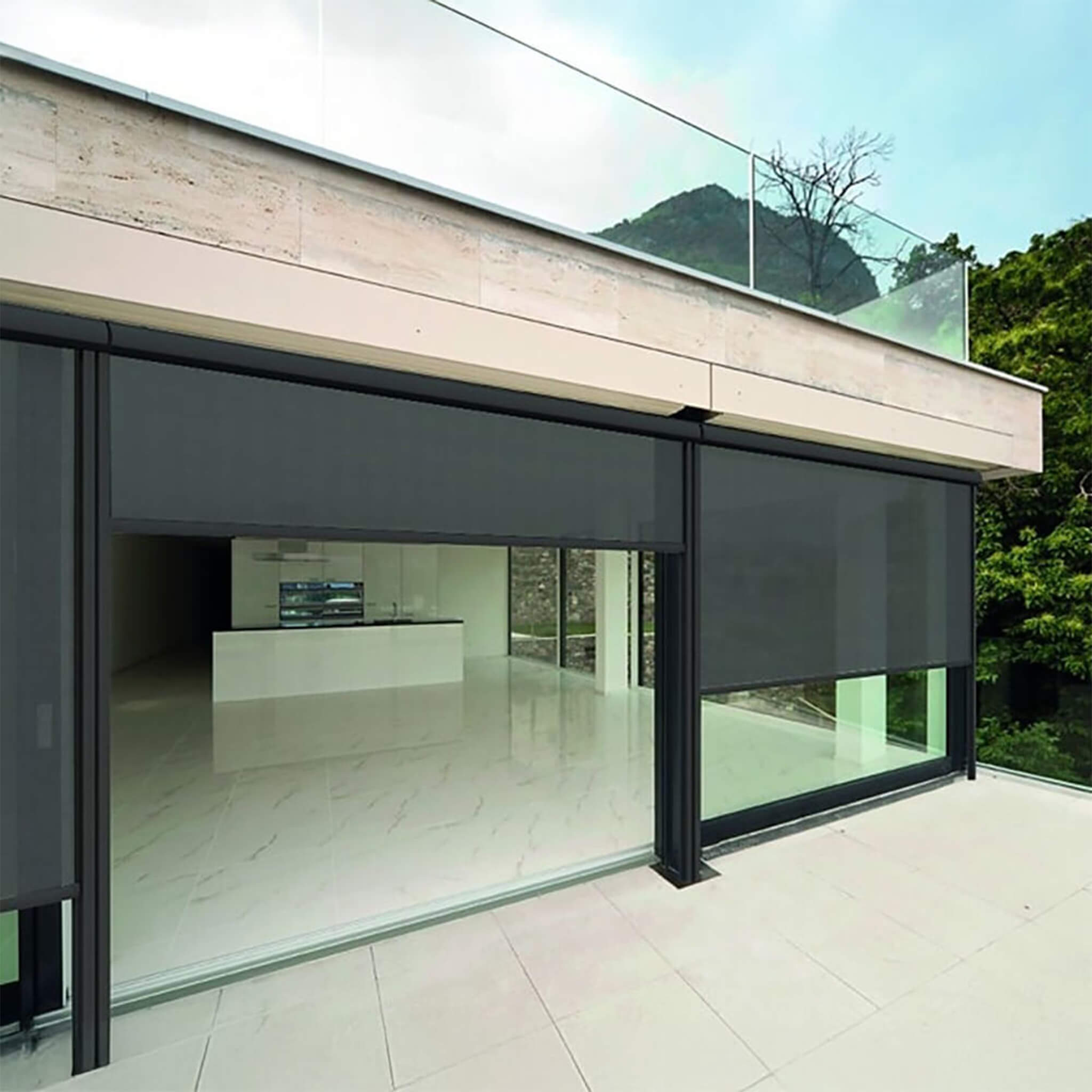 Multiple Awnings Mosquiteria Premium Retractable Blind With Zipper Closure System [Made-To-Order] (SAK21483)