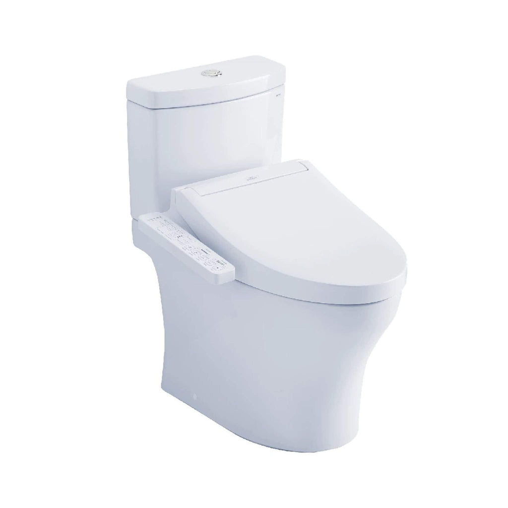 [MW4463074CEMFGN#01] TOTO Aquia IV Washlet C2 With 1.28 GPF and 0.9 GPF Universal Height Elongated Bidet Toilet (SAK10613)