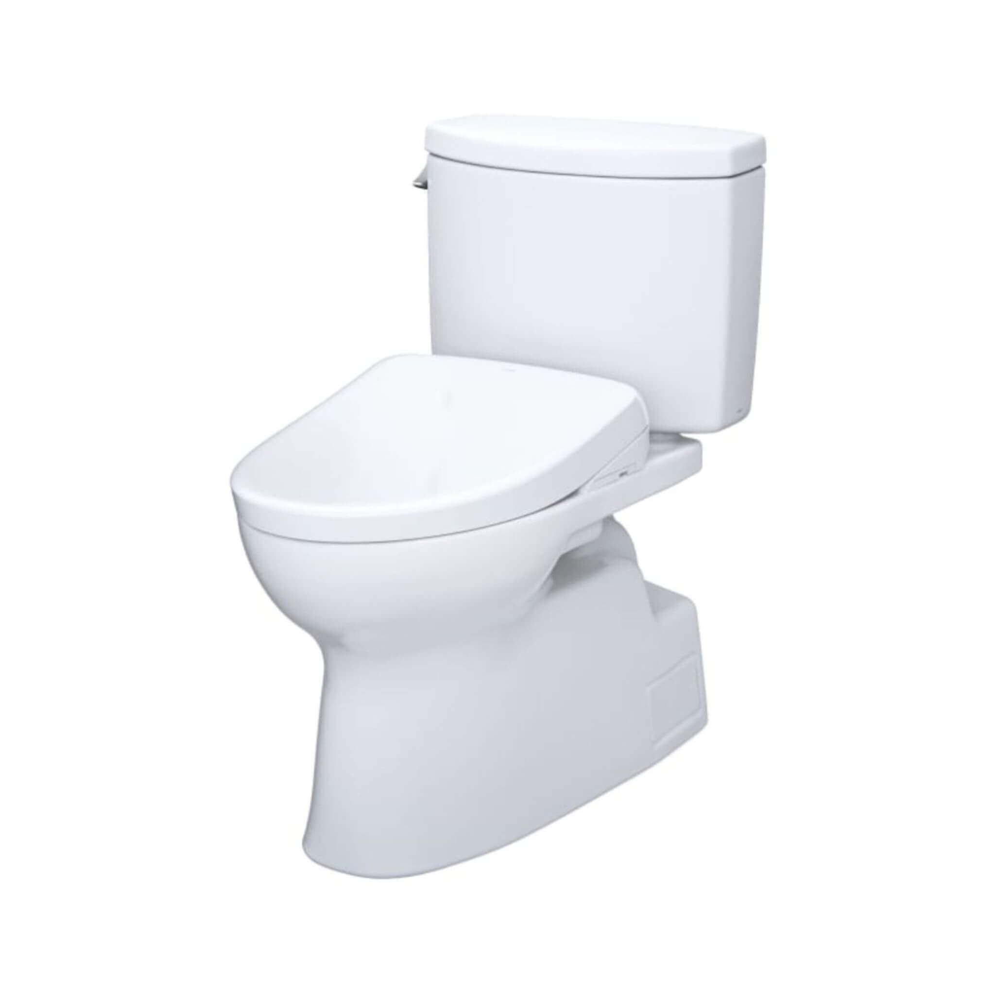 [MW4744736CEFG#01] TOTO Vespin II 1.28 GPF Chair Height Elongated Toilet With Washlet+ S7A Auto Open Bidet Seat (SAK78104)