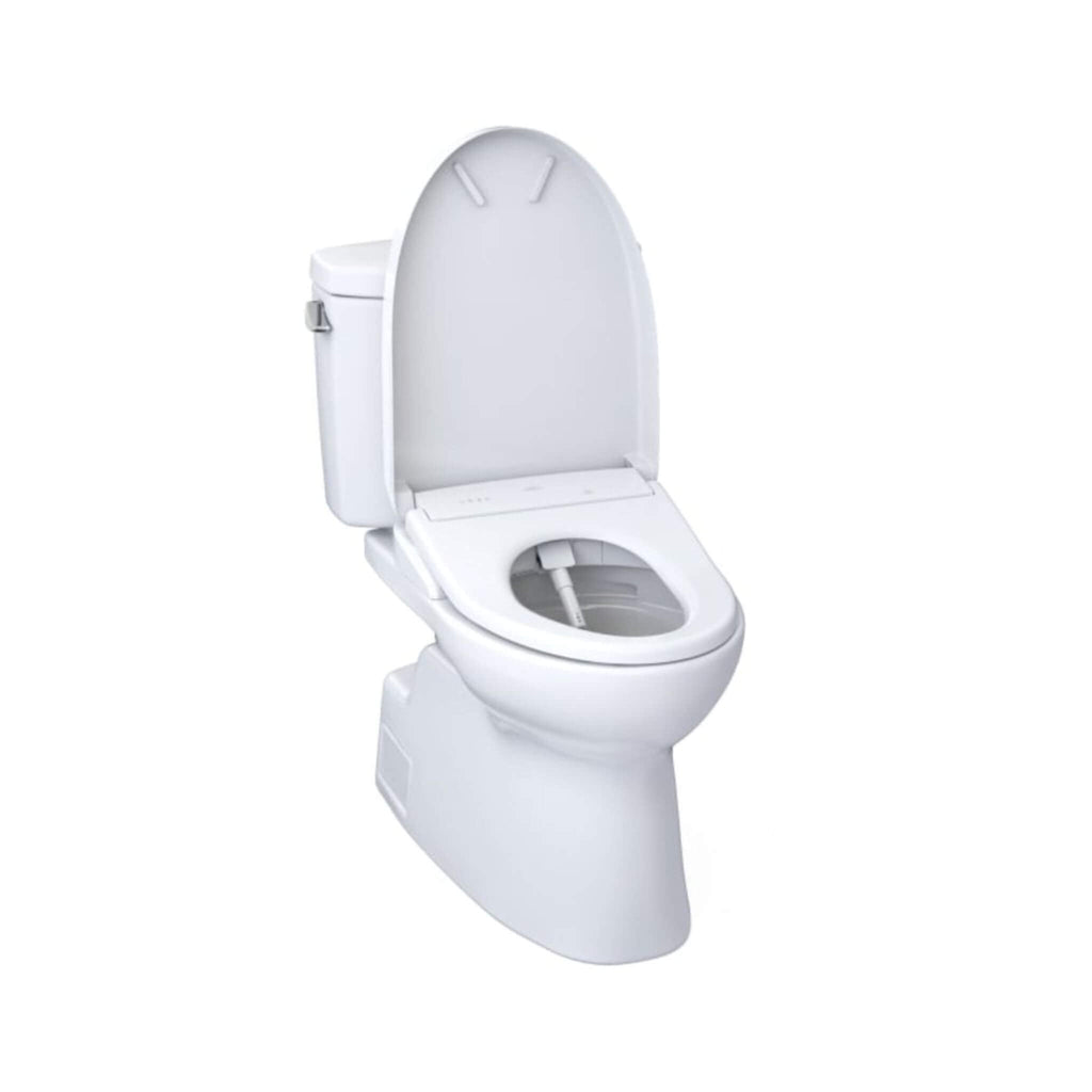 [MW4744736CEFG#01] TOTO Vespin II 1.28 GPF Chair Height Elongated Toilet With Washlet+ S7A Auto Open Bidet Seat (SAK78104)