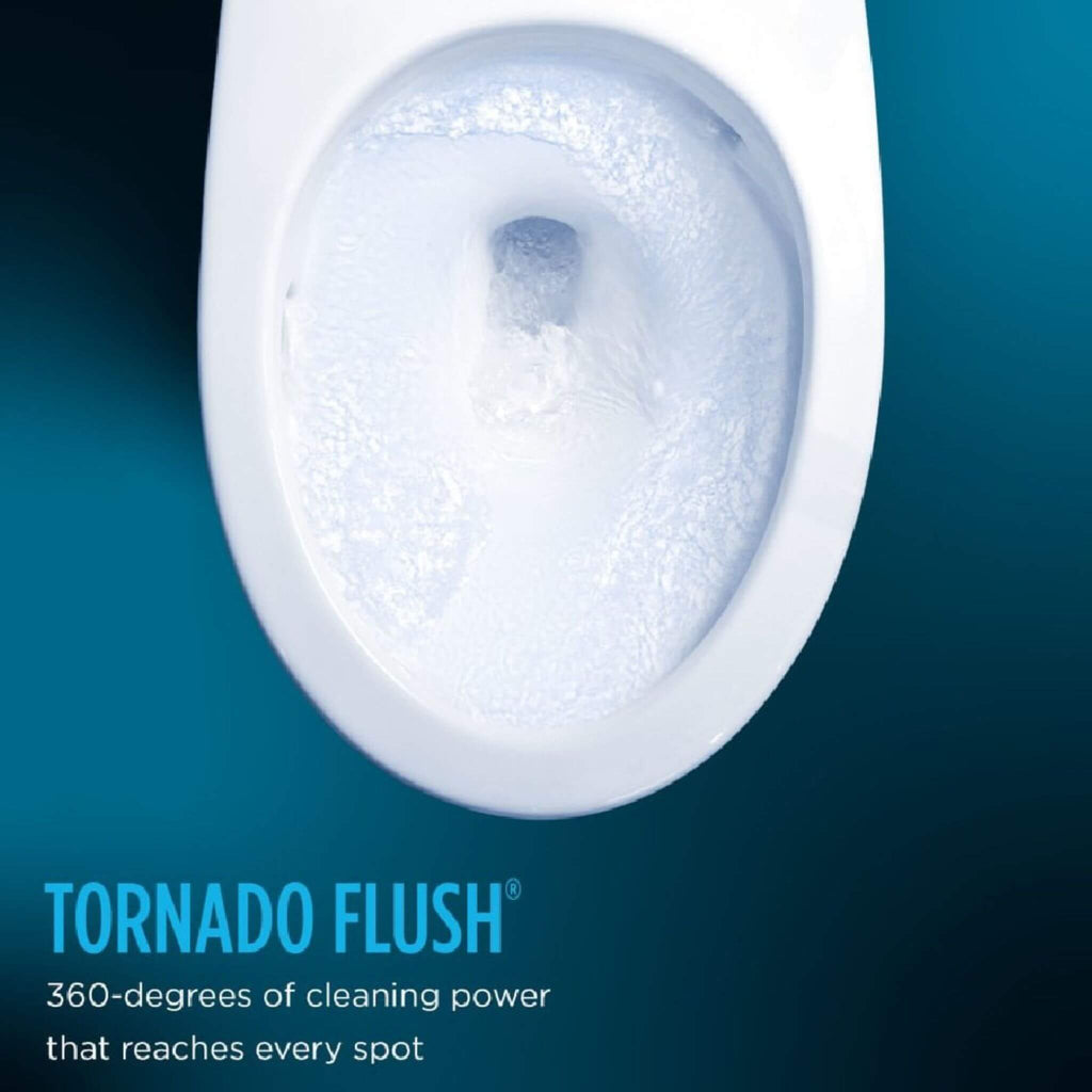 [MW4744736CEFG#01] TOTO Vespin II 1.28 GPF Chair Height Elongated Toilet With Washlet+ S7A Auto Open Bidet Seat (SAK78104)