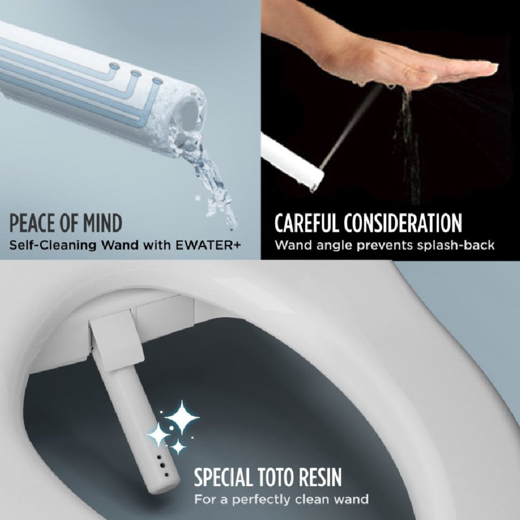 [MW7763074CEFG#01] TOTO Drake Washlet C2 And 1.28 GPF Left Hand Lever With Elongated Universal Height Bidet Toilet (SAK01352)