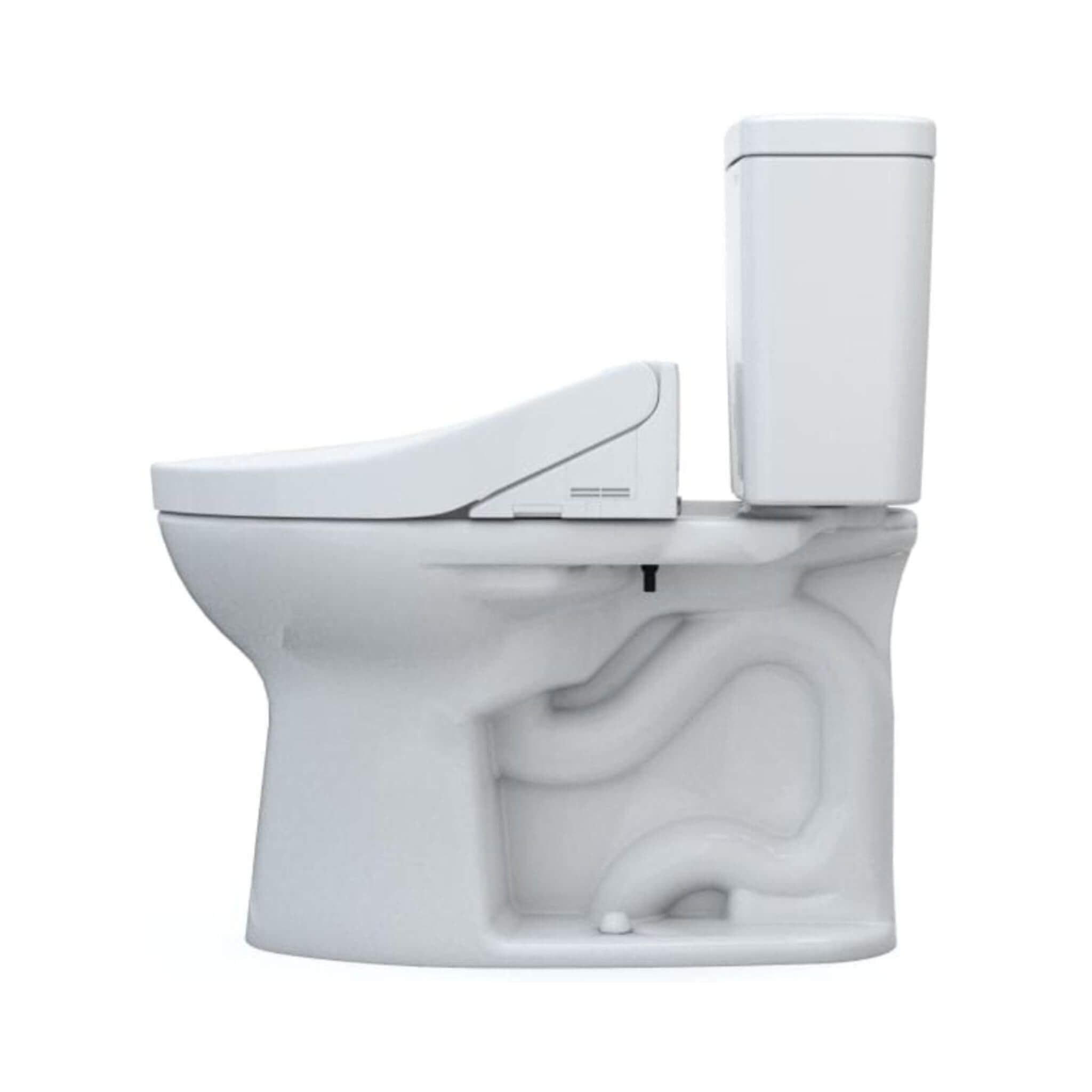 [MW7763074CSG#01] TOTO Drake 1.6 GPF And Washlet C2 With Left Hand Lever Elongated Bidet Toilet (SAK36982)