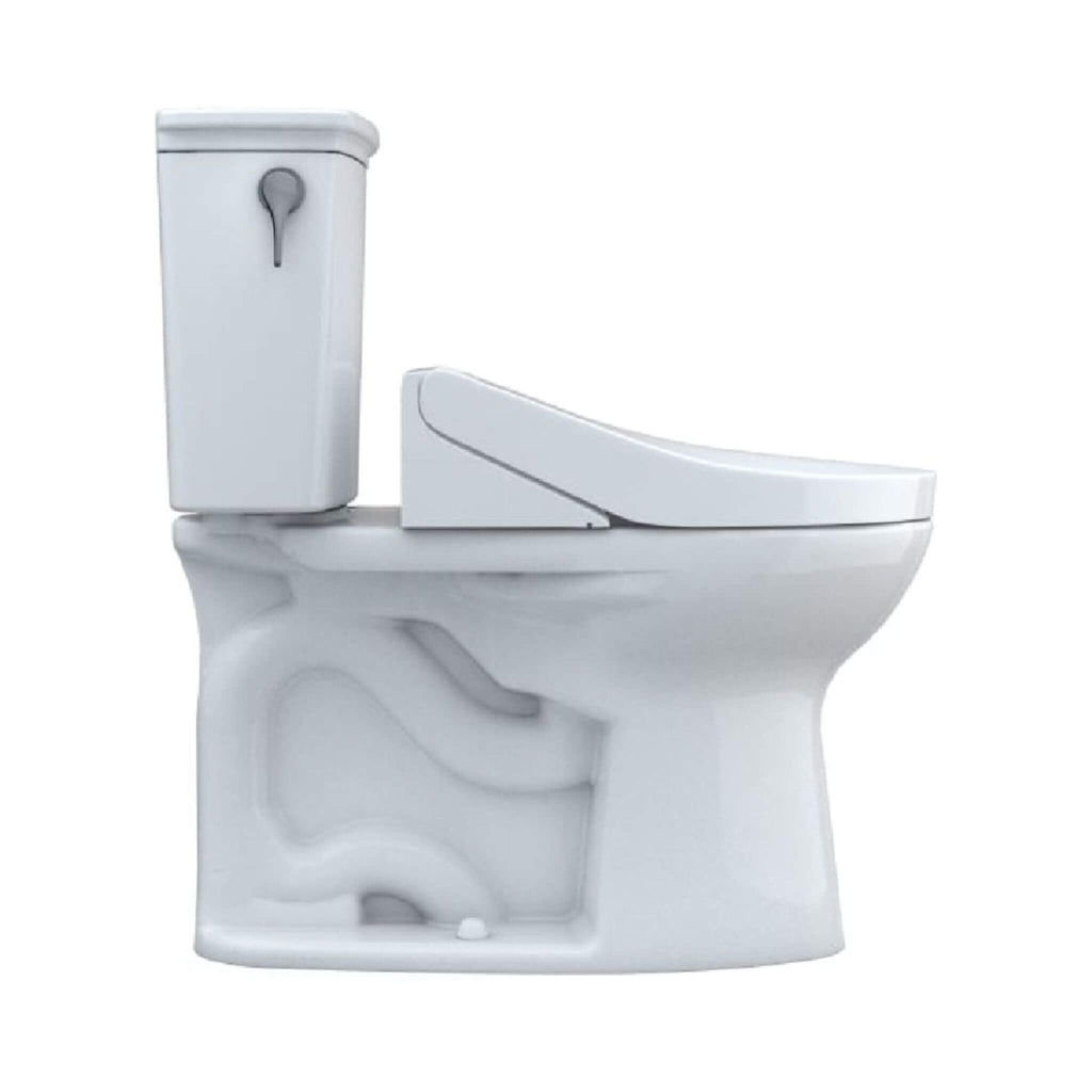 [MW7863084CEFG.10#01] TOTO Drake Washlet C5 With 1.28 GPF Elongated Bidet Toilet With Left Hand Lever (SAK78219)