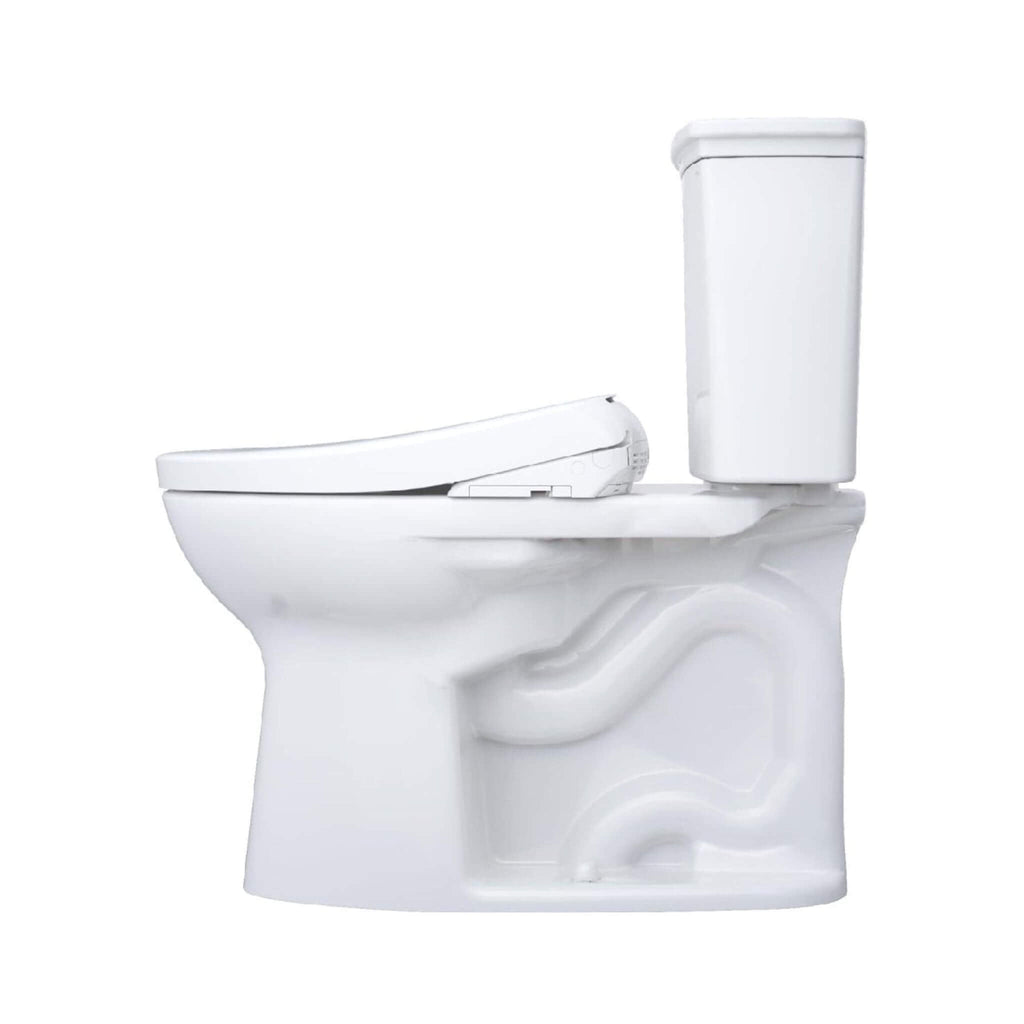 [MW7864726CEFG#01] TOTO Drake 1.28 GPF Elongated Chair Height Toilet Seat With Transitional Washlet S7 (SAK18215)