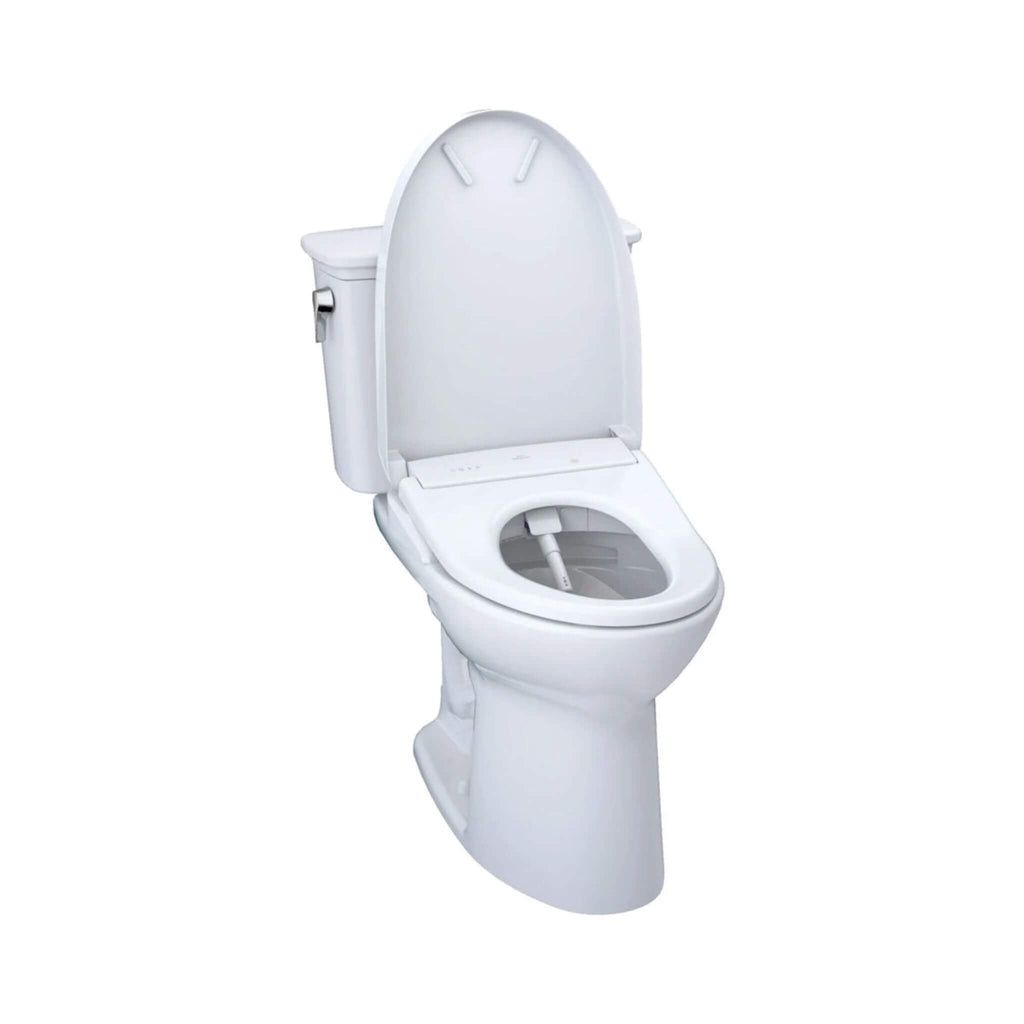 [MW7864726CEFG#01] TOTO Drake 1.28 GPF Elongated Chair Height Toilet Seat With Transitional Washlet S7 (SAK18215)