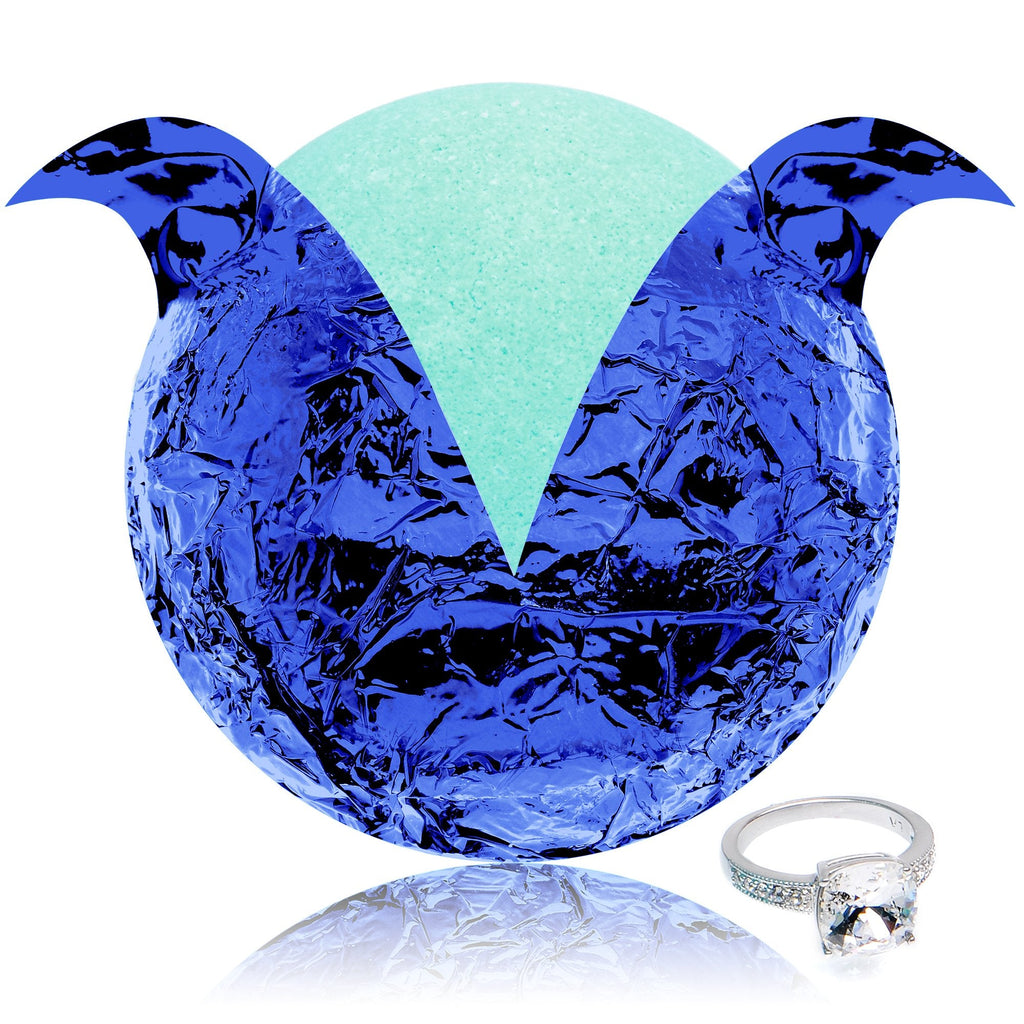 Tranquil Serenity Bath Bomb with Jewelry Ring Inside