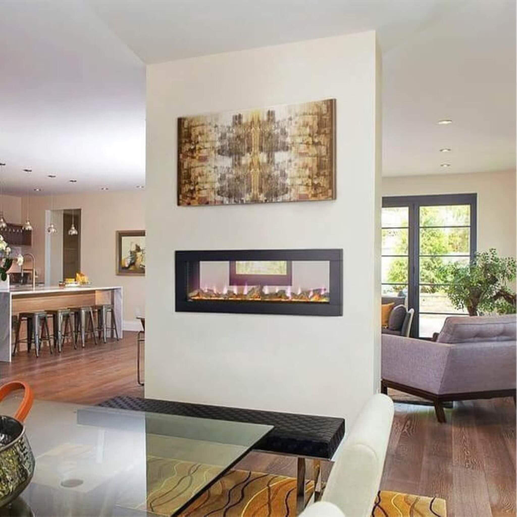 Napoleon Clearion Elite 60-Inch Fully Recessed See Thru Wall Mounted Electric Fireplace [NEFBD60HE] (SAK31716)