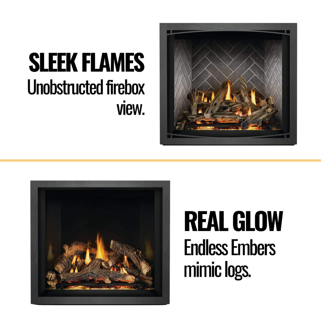 Napoleon Elevation X 36 38-Inch Direct Vent Electronic Ignition Propane Gas Fireplace With Remote Control [EX36N/PTEL] (SAK83365)