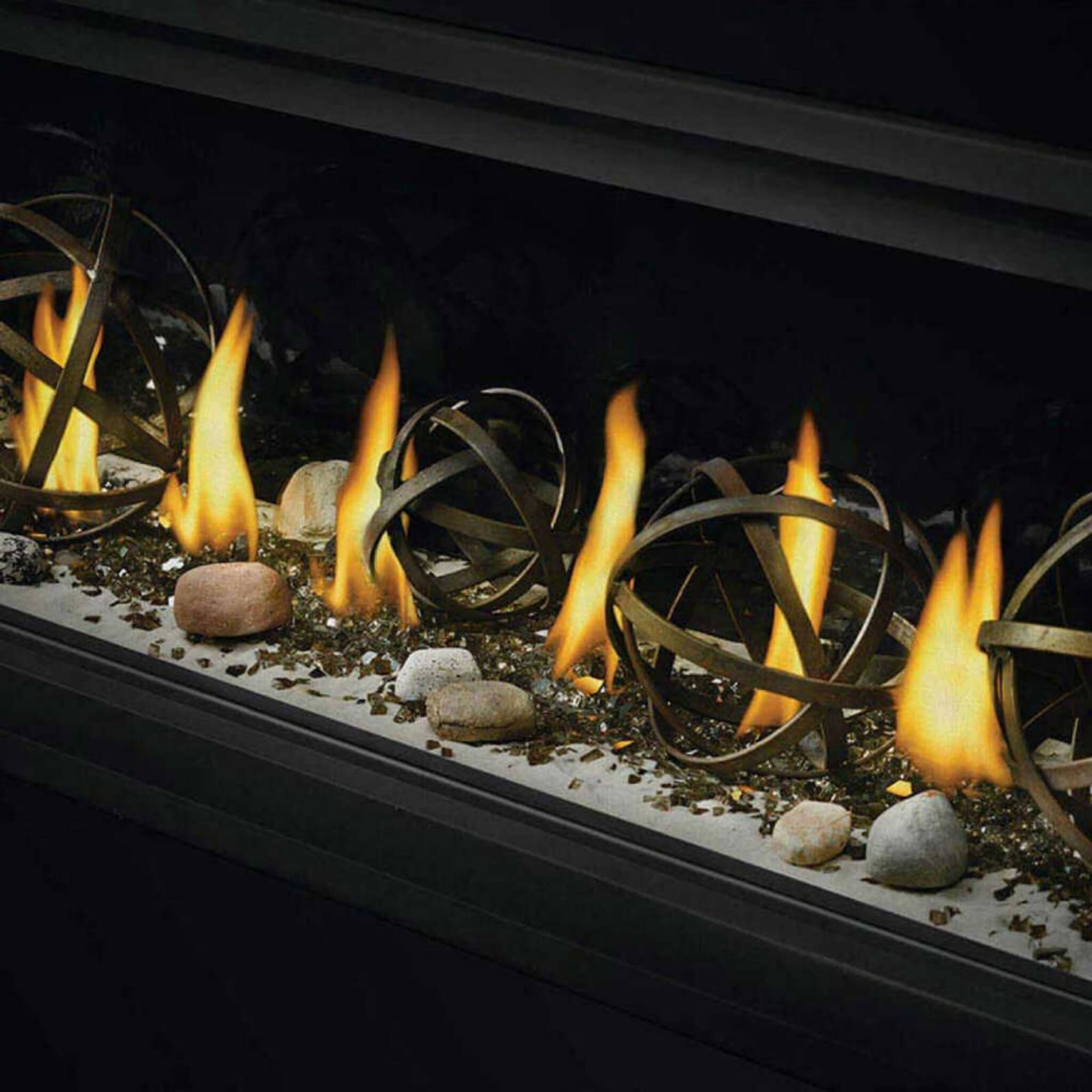 Napoleon Vector 38-Inch See-Through Direct Vent Electronic Ignition Natural Gas Fireplace With eFIRE Bluetooth App [LV38N2-1] (SAK29471)