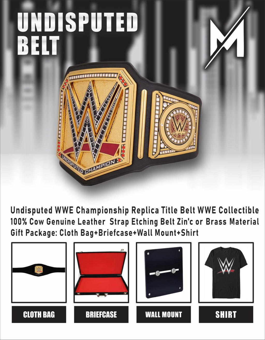 Undisputed WWE Championship Replica Title Belt