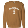 Womens 'Spooky Mama' Comfort Colors Crewneck Sweatshirt