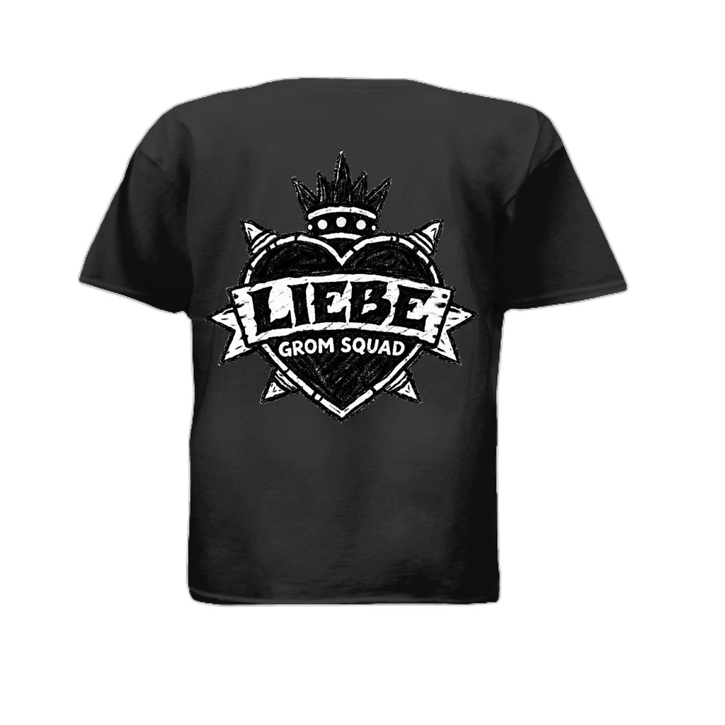 Liebe Grom Squad Black & White Punk Heart