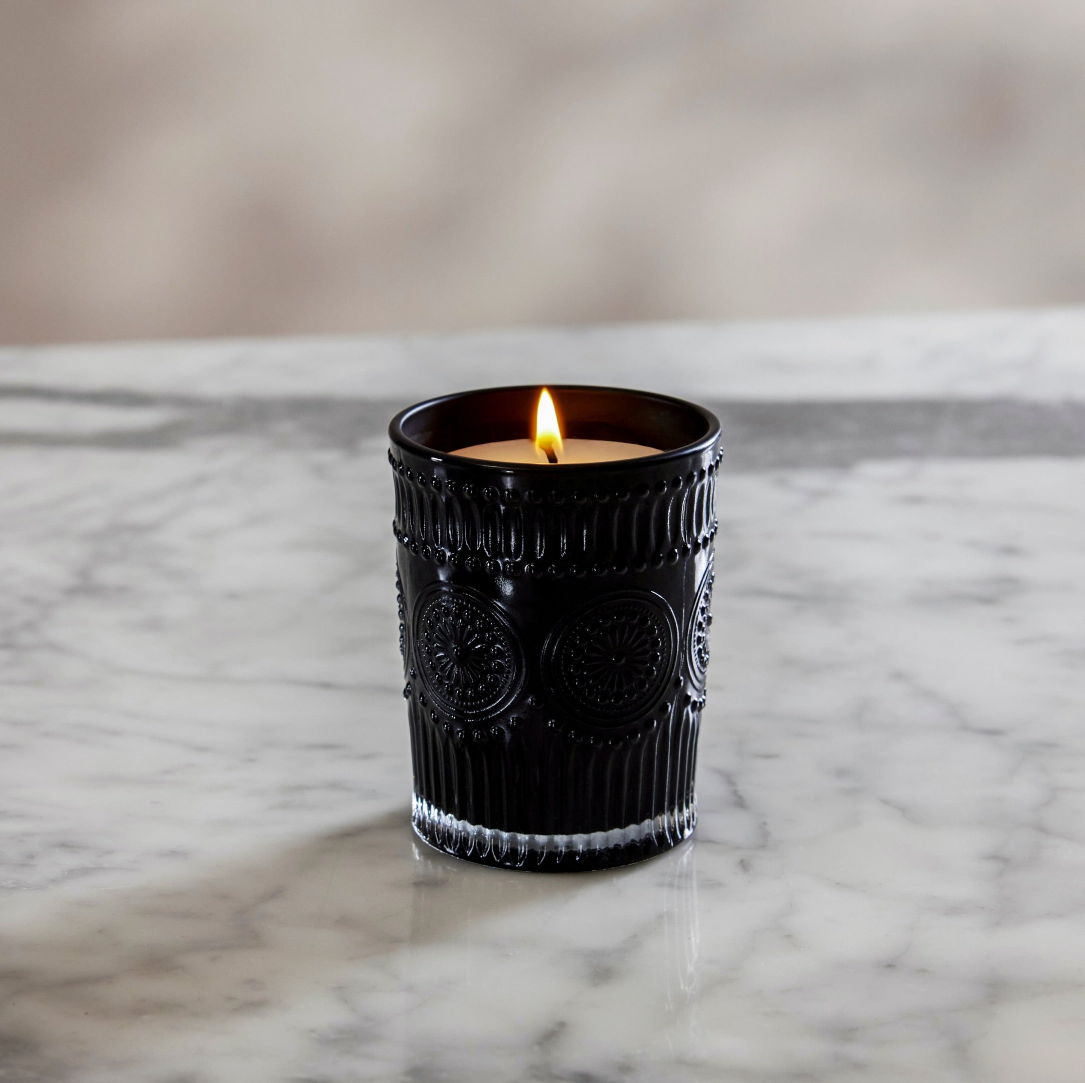 Noir Swiss Scented Glass Candle
