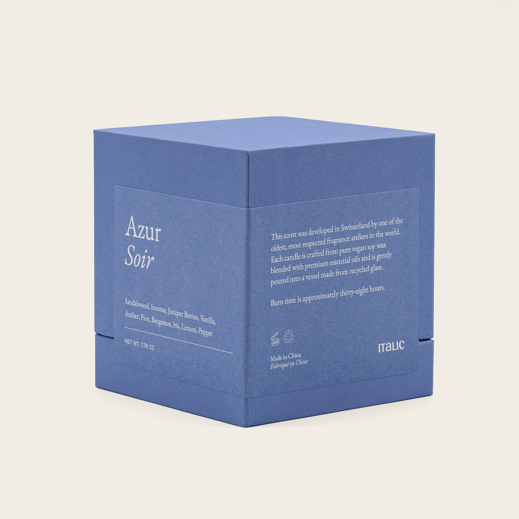 Noir Swiss Scented Glass Candle