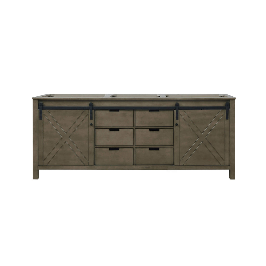 Nuvia 80-Inch Fully Assembled Double Bath Vanity With Soft Close Cabinets [No Countertop] (SAK53904)