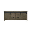 Nuvia 80-Inch Fully Assembled Double Bath Vanity With Soft Close Cabinets [No Countertop] (SAK53904)