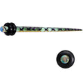 Rainbow Acrylic Mermaid Scale Straight Taper Set 14G to 12mm