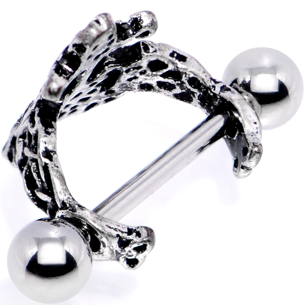 16G 1/2 Rococo Ring Cuff Cartilage Earring