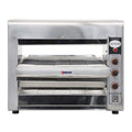 Omcan Premium Commercial Stainless Steel Conveyor Restaurant Countertop Pizza Baking Oven, 3600W (SAK48164)